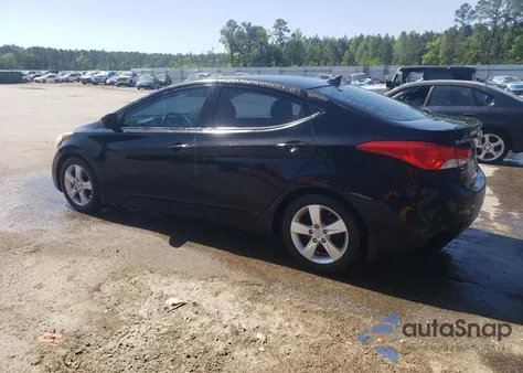 2013 Hyundai Elantra Gls z USA, uszkodzony, nr VIN 5NPDH4AE5DH413603